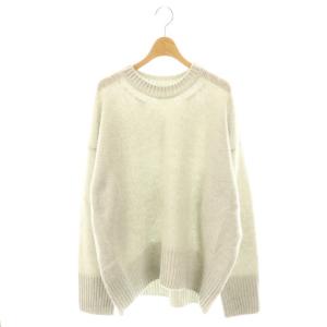 23AW ファインウール クルーネックプルオーバー ニット セーター 長袖 M グレー /HK OS