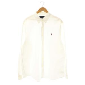 長袖 ボタンダウンシャツ クラシックフィット XXL ホワイト /DF OS