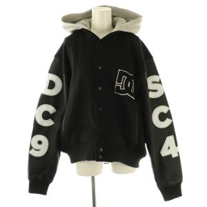 ×DC 2WAY STADIUM JAKCET ジャケット スタジャン ブルゾン F ブラック ホワイト