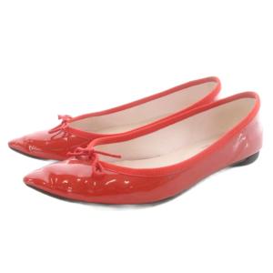 BRIGITTE ポインテッドトゥ バレエシューズ パンプス 37.5 赤 レッド /SR
