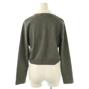 CELFORD 25AW デタッチャブル総針カーディガン ニット 長袖 36 グレー CWND254046 /NR OS