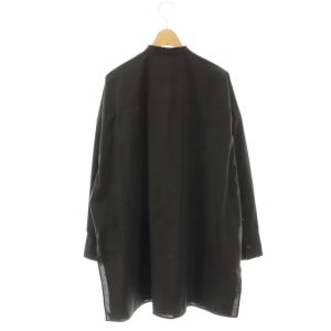 ENFOLD 25AW LOOSE SHIRT 38 ブラック