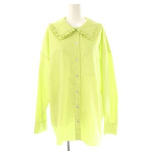 25AW FRILL-COLLAR SHIRT 38 ライム