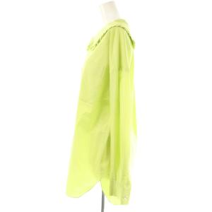 ENFOLD 25AW FRILL-COLLAR SHIRT 38 ライム