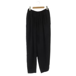 25AW MANY-TUCK COCOON-PANTS パンツ イージー テーパード タック 38 ネイビー