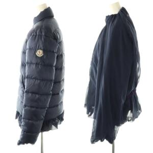 MONCLER ×sacai SUMIRE GIUBBOTTO ダウンジャケット リバーシブル 2 ネイビー
