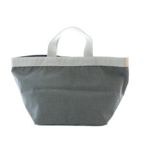 Hervé Chapelier 舟型トート M バッグ フュズイ シルバー 707CD