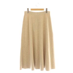 MAX MARA WEEKEND LINE 近年モデル ニットスカート フレアスカート ロング M ベージュ /DF OS