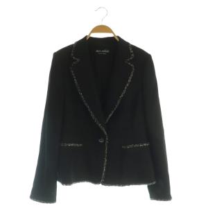 テーラードジャケット 1B ラメ 総裏地 9 ブラック /MY OS