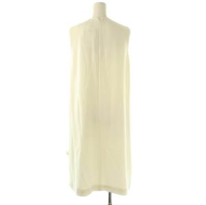 Max Mara 近年モデル ノースリーブ チュニック ワンピース 膝丈 40 ホワイト /HK OS