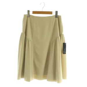 リネンフェイスストレッチスカート ロング 40 ライトベージュ 35955 /MY OS