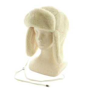 MOHU 4 帽子 ハット イヤーフラップ アイボリー 白 /MI OS