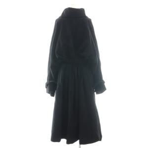 Ameri VINTAGE アメリ AMERI アンゴラ コート ロングコート アウター ブラック /DF OS