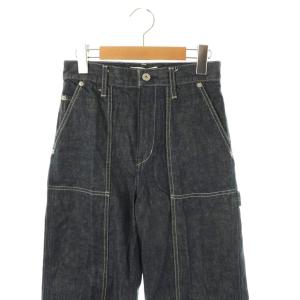 ebure 25SS 11.5オンスデニム パンツ ストレート ジッパーフライ コットン 34 紺 /NR OS