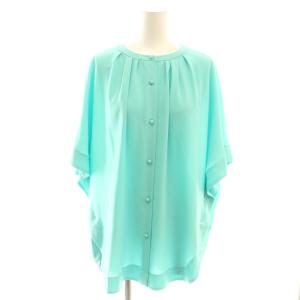 ジョーゼットブラウス シャツ 38 ミントグリーン /DF OS