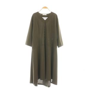 マットジャージーワンピース 36 カーキ /DF OS