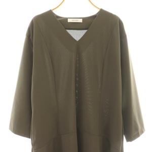 ADORE マットジャージーワンピース 36 カーキ /DF OS