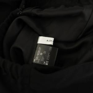 ADORE ワイドパンツ レイヤード ハイウエスト 36 ブラック /MY OS