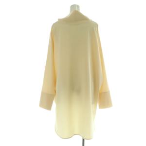 ADORE コンパクトラッセルイージーポンチョ カットソー 長袖 オーバーサイズ ドレープ 38 ホワイト /MY