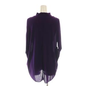 ADORE ドライスムースカットソー 38 紫 パープル バックファスナー /AG OS