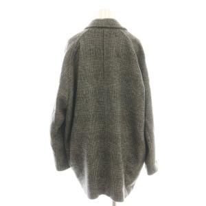 JOURNAL STANDARD スーパー140ビーバーテーラーコート チェスター アウター ウール 38 グレー ブラック 黒 チェック柄