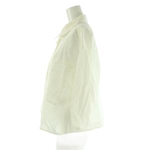 IENA メゾン 23AW FABRICA クロップドシャツ ブラウス 七分袖 コットン 白 /NR OS