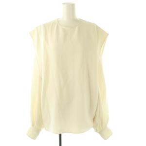 フィービー期 レイヤーデザインロングスリーブブラウス 36 オフホワイト