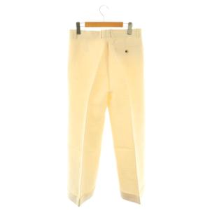 CELINE フィービー期 ジュート リネン ワイドパンツ 36 アイボリー /DF OS