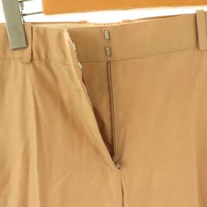 CELINE フィービー期 コットンフレアワイドパンツ 36 ベージュ ロールアップ /CX OS