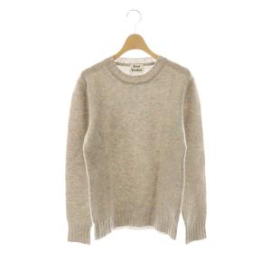 JENA ウール ミックスクルーネックニット セーター XS グレー /DF OS