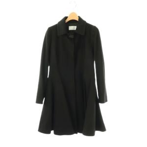 クチュール カシミヤコート ステンカラーコート 34 ブラック /ES OS