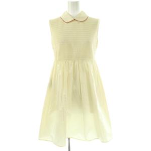 ノースリーブワンピース ミニ コットン 36 アイボリー /NR OS