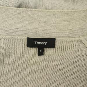 Theory カシミヤ混 ロングカーディガン ニット S グレー /MY OS