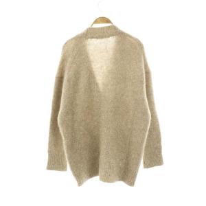 NE QUITTEZ PAS! Alpaca Lurex Cardigan カーディガン ニット 長袖 ウール混 ベージュ /NR OS