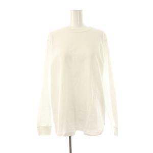 コットン天竺クルーネックロングスリーブカットソー 長袖 ホワイト /DO OS SH