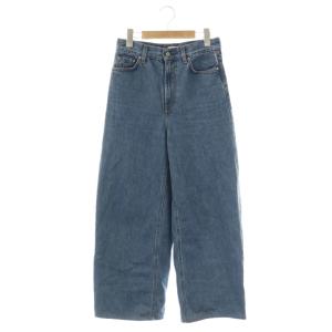 ワイドレッグデニムパンツ 26 ライトブルー /DO OS SH