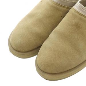 SUICOKE MOUTON SABO ムートンサボシューズ スエードレザー 本革 24cm ベージュ パンチング SH