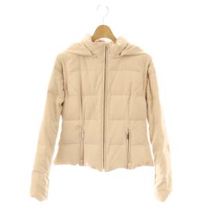 クチュール マルチウェイフーデッドダウンジャケット アウター ジップアップ 34 オレンジベージュ /NR
