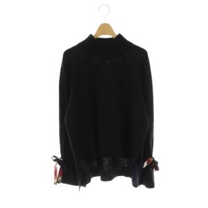 ハイネックニット セーター 38 ブラック /ES OS