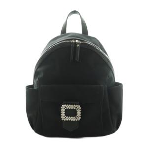 23AW リュックサック バックパック ビジュー装飾 黒 ブラック /MI OS