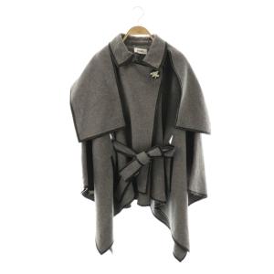 ポンチョコート F グレー ブラック /DO OS