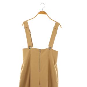 Mystrada 25SS ハイウエストサスペパンツ ワイドパンツ 34 ベージュ /DF OS