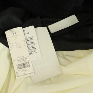 CELFORD レイヤードコードヤーンニットプルオーバー ONE ブラック /MY OS