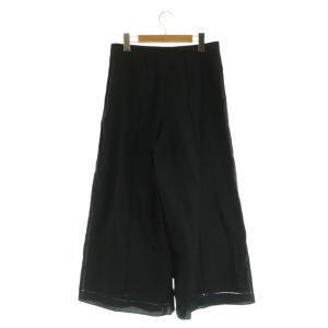 Theory LADDER EYELET EYELET CULOTTE ワイドパンツ フレア レース 2 ブラック /MY