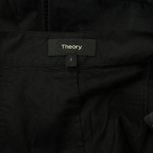 Theory LADDER EYELET EYELET CULOTTE ワイドパンツ フレア レース 2 ブラック /MY