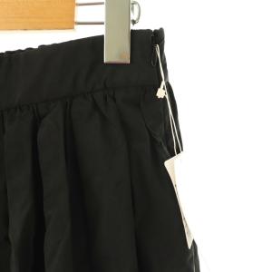 JILL STUART 24SS タフタバルーンスカート ロング フレア ナイロン 2 黒 092-4120023 /NR OS