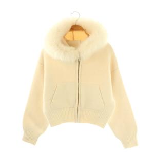 24AW ファーニットフーディ パーカー クロップド 0 アイボリー /DF OS