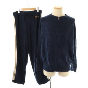 24AW UNISEX スムーズィーZIPブルゾン セットアップ 上下 ニットジャケット パンツ ストレート