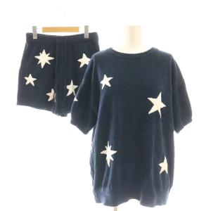 23SS ワンダーランドプルオーバー  ショートパンツ セット ルームウエア ニット カットソー 星柄