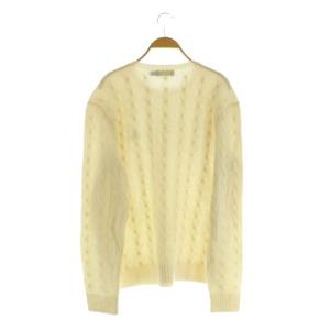 POLO RALPH LAUREN ウールカシミヤ ケーブルニット セーター 長袖 L アイボリー /MY OS